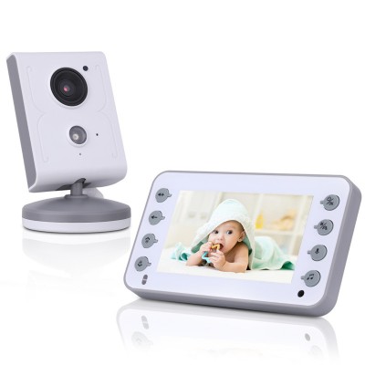 OEM&ODM Factory New 4.3inch Split Screen-Viewing Up to 4 Cameras Walkie Talkie Digital Video Baby Monitor With Full Color