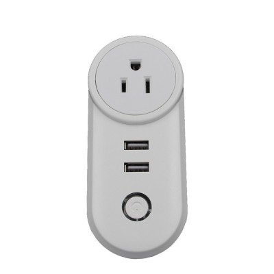 Smart Home Plug Wifi Power Socket With Dual Usb Charger