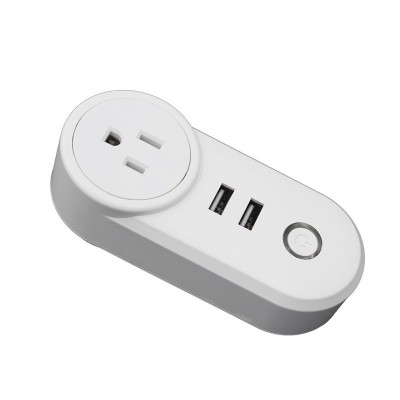 Smart Plug Wifi Outlet 10A Compatible With Alexa,Google Home and IFTTT,Mini Smart Socket with Schedule and Timer Function