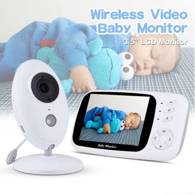 3.5Inch Wireless LCD Audio Video Baby Monitor Nanny Music Intercom IR Portable Baby Walkie Talkie Babysitter