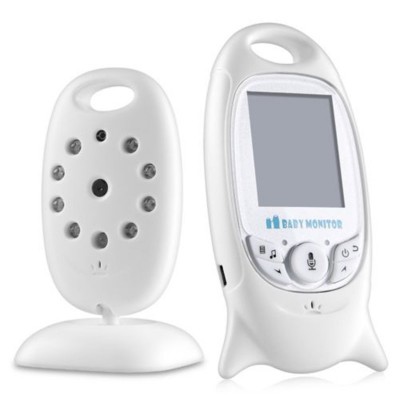 IR Night Vision Lullabies Temperature Monitor Video Nanny Radio 2inch LCD Baby Monitor