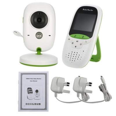 2 Inch Wireless Baby Video Camera with Night Vision Two-Way Talk Support Voice Activation Temperature Monitoring Device