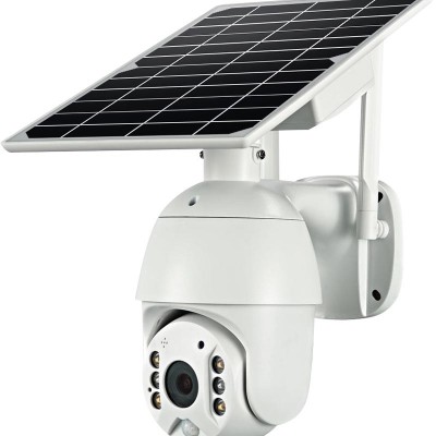 Solar Powered WIFI Camera 1080P Outdoor Wireless PIR Alarm Motion Detect IP Dome Camera PTZ CCTV Camera