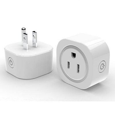 Mini smart  wifi plug outlet socket display app remote Works with Alexa and Google Assistant Timer function support share